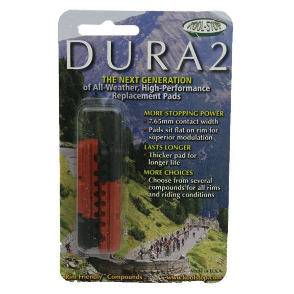 Kool-Stop Dura 2 Replacement Brake Pad Insert: Dual Compound