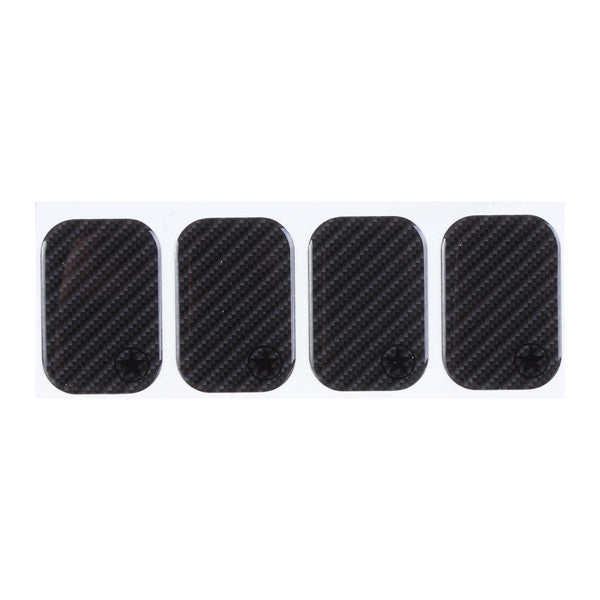 Bike Armor Tough Dome Frame Shield Frame Protectors, Carbon 4 Pack