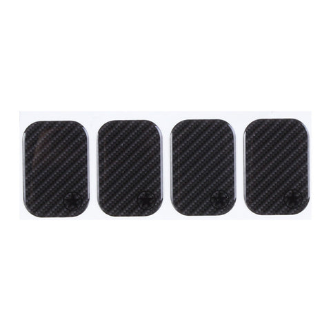 Bike Armor Tough Dome Frame Shield Frame Protectors, Carbon 4 Pack