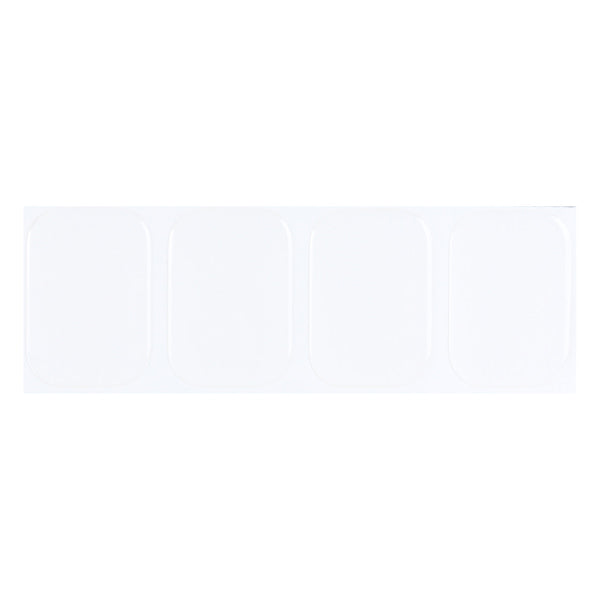 Bike Armor Tough Dome Frame Shield Frame Protectors, Clear 4 Pack