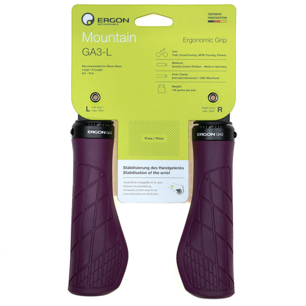 Ergon GA3 Grips, Large - Purple Reign