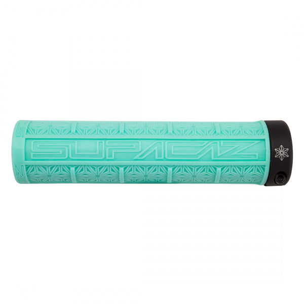 SUPACAZ Grizips Lock-On Grips Celeste/Black