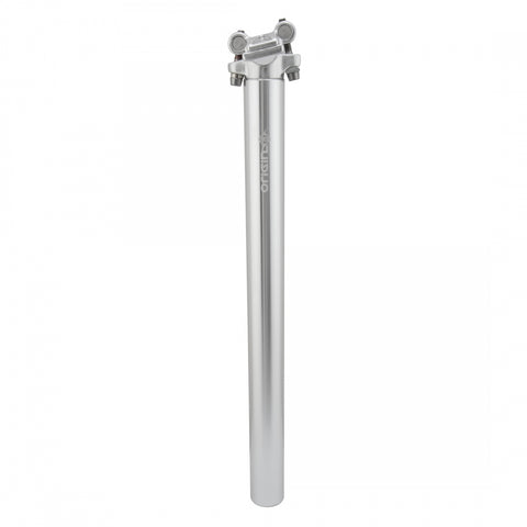 ORIGIN8 Pro-Fit Seatpost 25.4mm Diam 400mm Length 0mm Offset Silver AL6061-T6