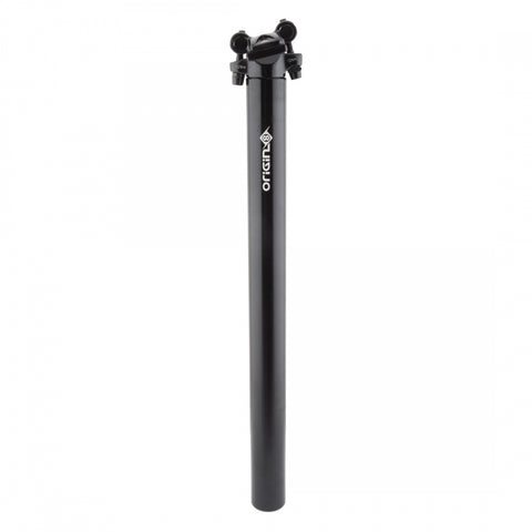 ORIGIN8 Pro-Fit Seatpost 25.4mm Diam 400mm Length 0mm Offset Black AL6061-T6