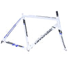 Cannondale CAAD8 Frame and Fork 56cm White/Blue/Black Dented Top Tube