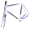 Cannondale CAAD8 Frame and Fork 56cm White/Blue/Black Dented Top Tube