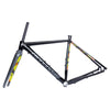 Cannondale CAADX Disc Cyclocross Frame + Fork Black Pearl Yellow Orange 46cm NOS