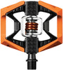 Crank Brothers Double Shot 2 hybrid pedals, orange/black