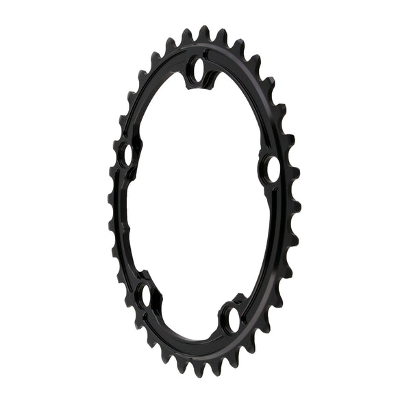 absoluteBLACK Premium oval road chainring, 5x110BCD 34T - black