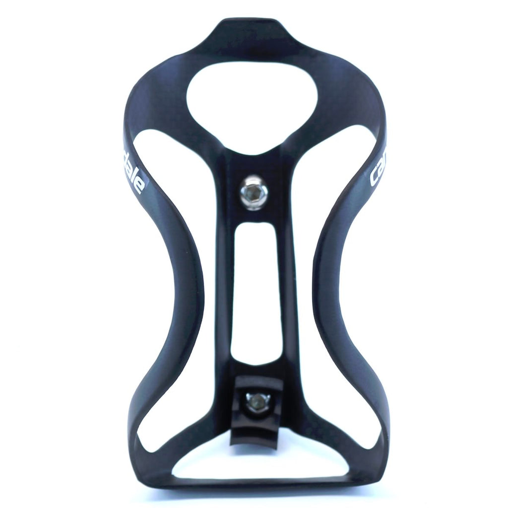 Cannondale GT40 Carbon Water Bottle Cage Carbon w/ White