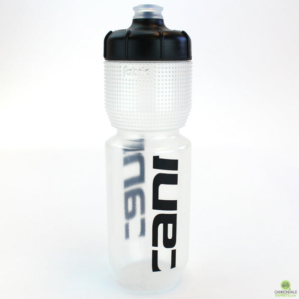Cannondale Logo Cycling Water Bottle Clear/Black 750ml CP5308U0175