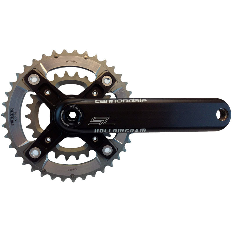 Cannondale Hollowgram SL MTB Crankset w Truvativ X Glide Rings 39 26t