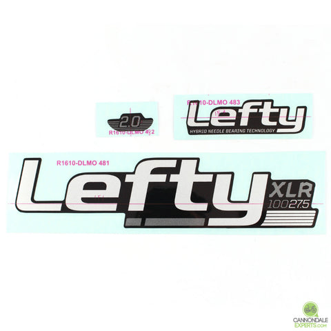 Cannondale Lefty XLR 100 27.5 Scalpel 27.5 Silver Metallic/Grey Metallic Decal S