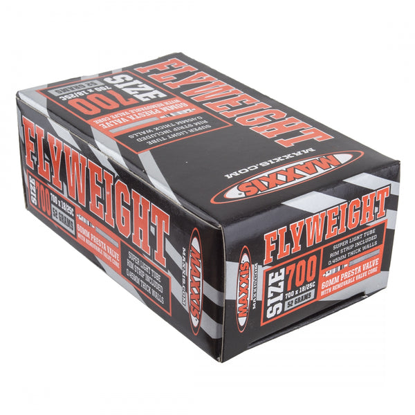 Maxxis Flyweight Tube, 700 x 18-25c - Presta Valve (60mm) RVC