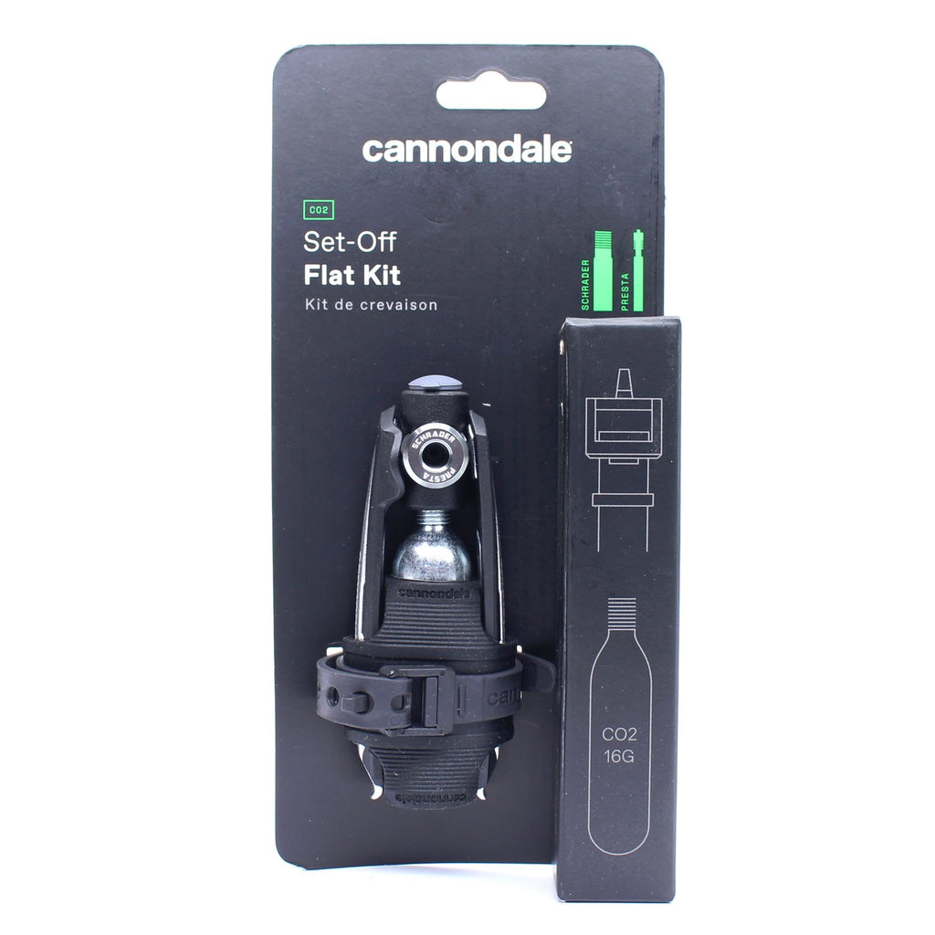 Cannondale Set-Off CO2 Flat Kit w/ Tire Levers + Mounting Straps