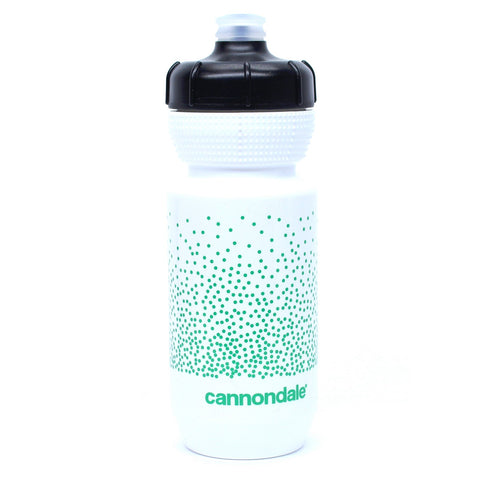 Cannondale Gripper Water Bottle Bubbles White w/ Green 600ml/21oz CP5202U1060