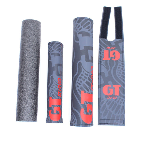 GT Bicycles 3 Piece Pad Set - GT/Dyno Black Yellow GP1400U1511