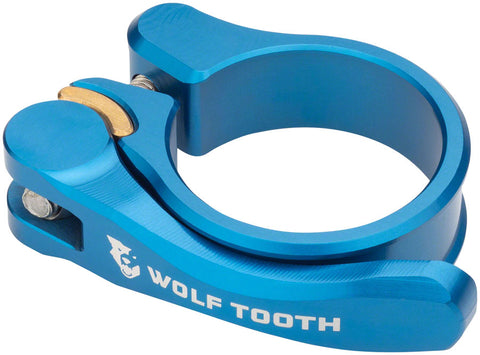 Wolf Tooth Components Quick Release Seatpost Clamp - 31.8mm, Blue