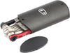 Crank Brothers Multi-19 Mini Tool with Flask, Black/Red