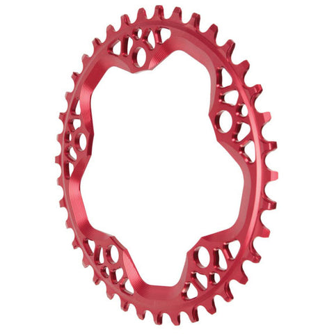 Absolute Black Cyclocross chainring, 110BCD 38T - red