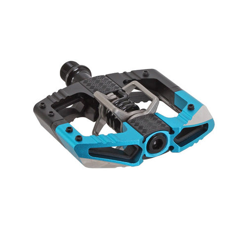 Crank Brothers Mallet E LS pedals, blue/black