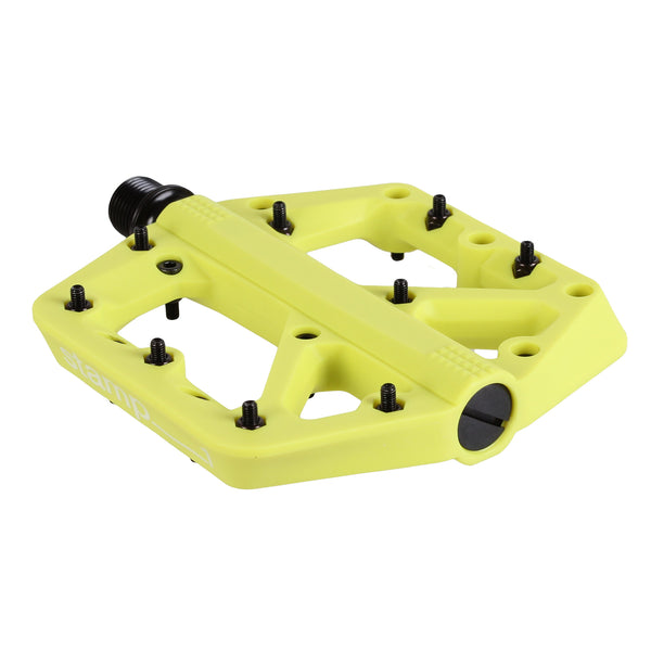Crank Brothers Stamp 1 Small Platform Pedals, Citron