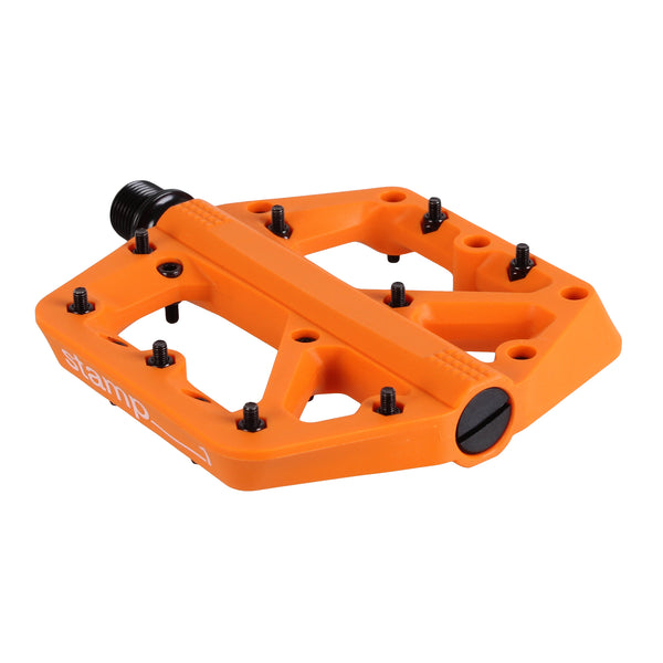 Crank Brothers Stamp 1 Small Platform Pedals, Orange