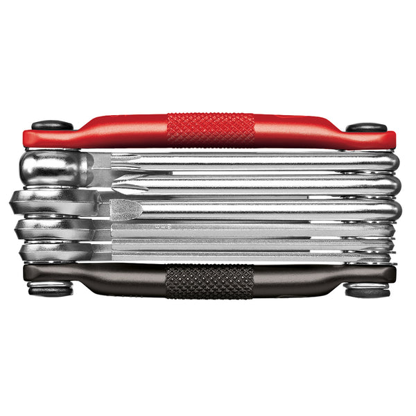Crank Brothers Multi-10 Mini Tool, Black/Red