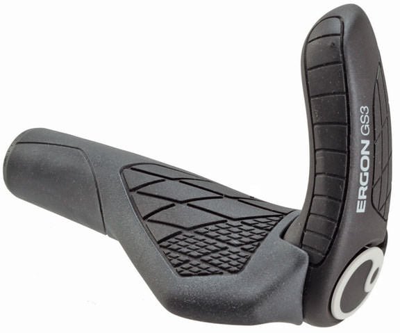 Ergon GS3 grips, 100mm composite bar end - small