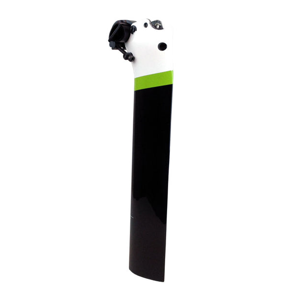 Cannondale Slice Aero Carbon Seatpost - Black White and Green