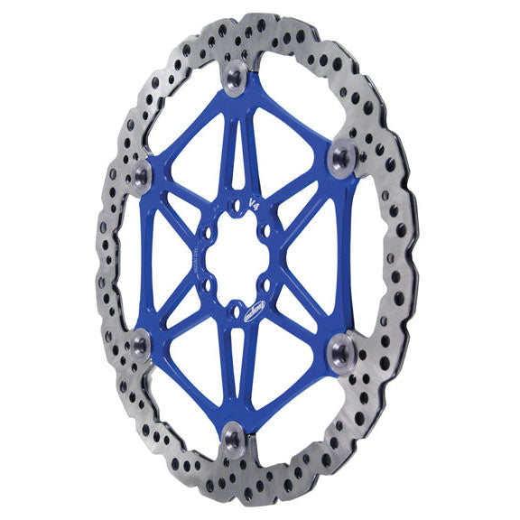 Hope Floating Disc Rotor: 180mm Blue