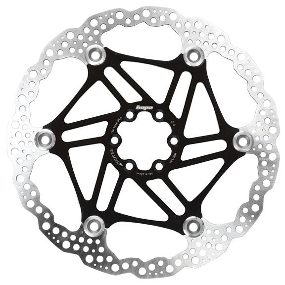 Hope Floating Disc Rotor: 183mm Black