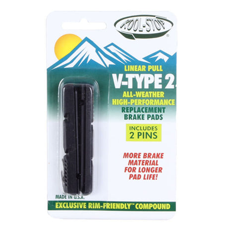 Kool Stop V-Type 2 pads, black  pr