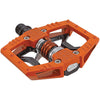 Crank Brothers Double Shot 2 hybrid pedals, orange/black