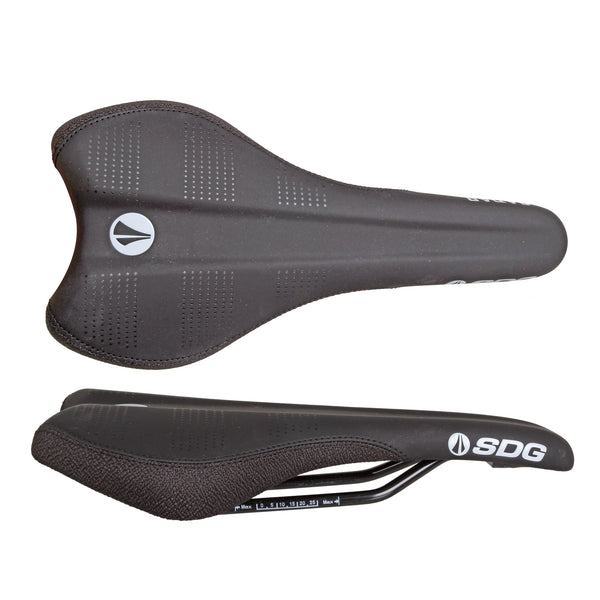 SDG Radar Mtn Saddle, Steel Rails - Black