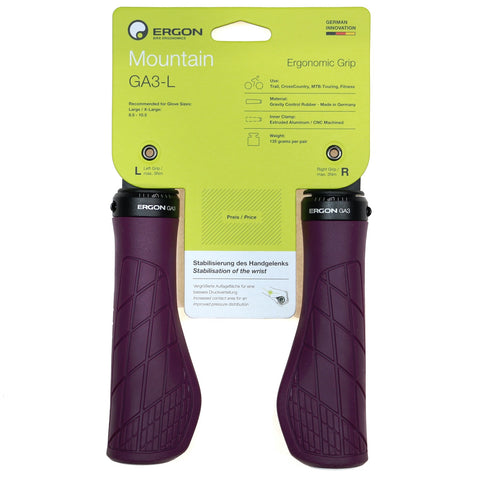 Ergon GA3 Grips, Large - Purple Reign