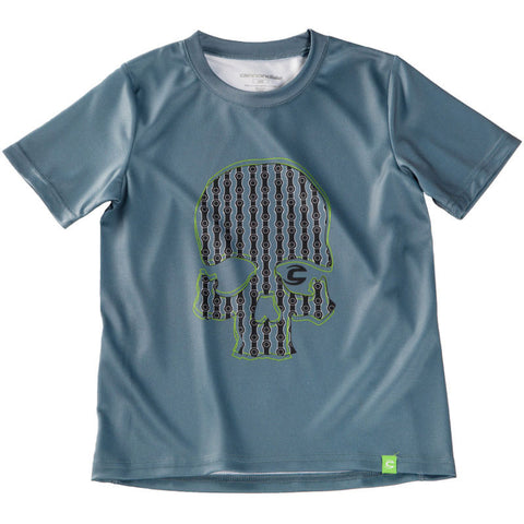 Cannondale 2014 Boys Tech Tee Gray Anatomy - 2K105/GAT Small