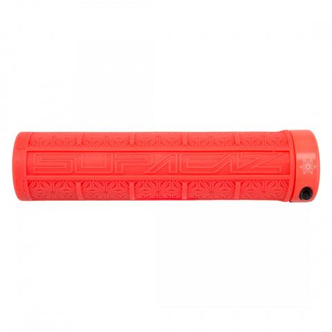 SUPACAZ Grizips Lock-On Grips Coral/Coral