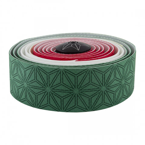 SUPACAZ Super Sticky Kush Country Bar Tape Green/White/Red