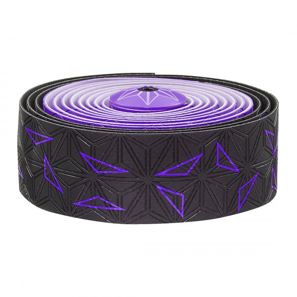 SUPACAZ Super Sticky Kush Star Fade Bar Tape Neon Purple