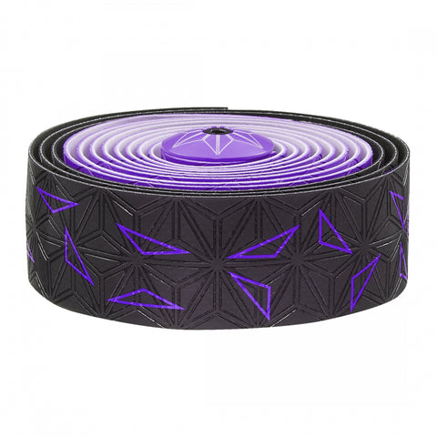 SUPACAZ Super Sticky Kush Star Fade Bar Tape Neon Purple