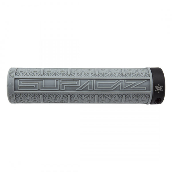 SUPACAZ Grizips Lock-On Grips Gunmetal/Gunmetal