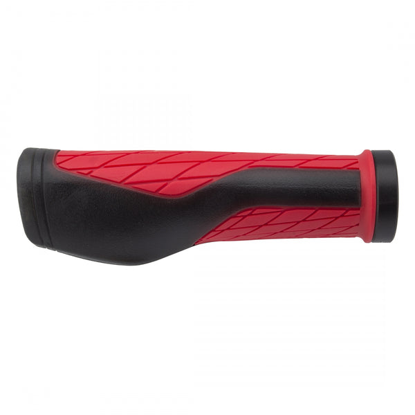 SUPACAZ Lock-On Kush Ergo Grips Black/Red