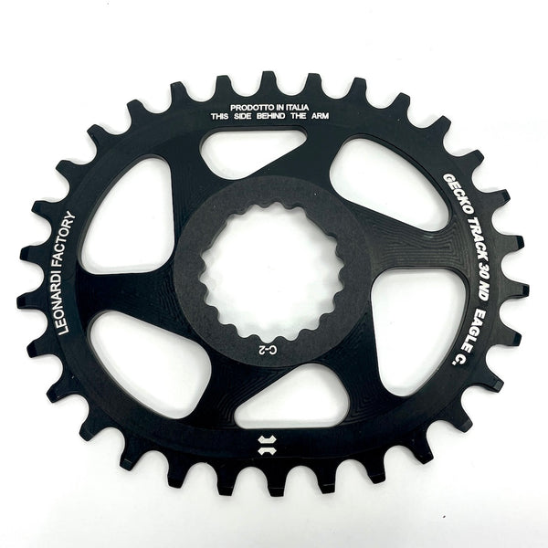 Leonardi Gecko 30t Ai 2mm Elliptical MTB Chainring for Cannondale Cranks