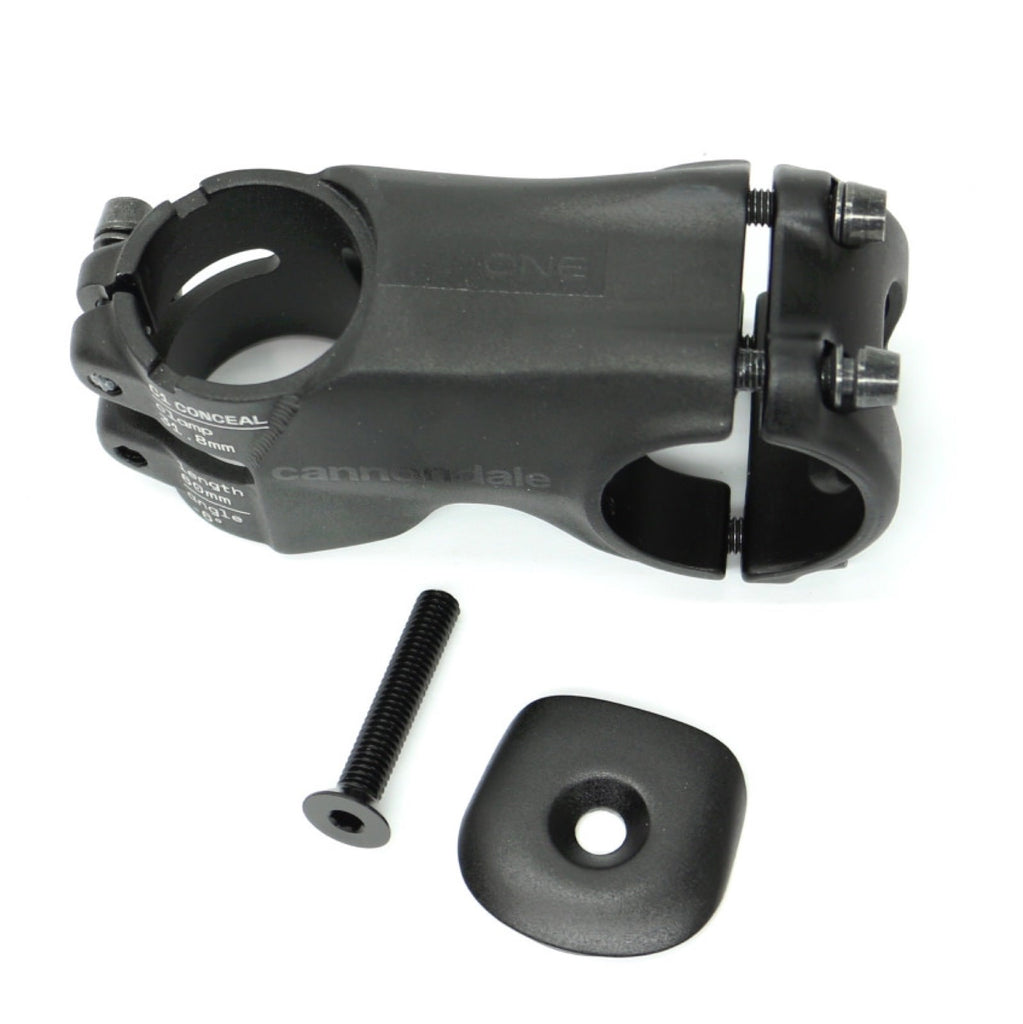 Cannondale C1 Conceal Stem 60mm x -6 Degree Stem Black