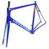 Cannondale SuperSix EVO Hi Mod Carbon Rim Brake Frame and Fork 60cm Used Blue