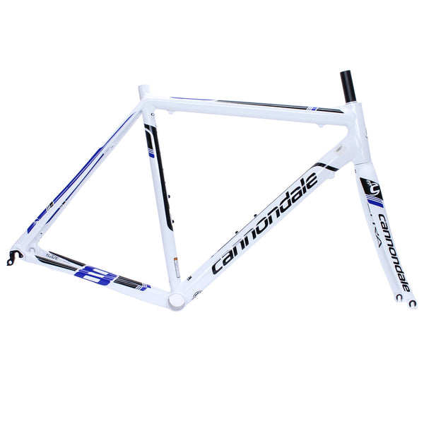 Cannondale CAAD8 Frame and Fork 54cm White/Blue/Black
