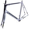 Cannondale SuperSix EVO Carbon Frame and Fork 63cm Silver/Black Used