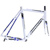 Cannondale CAAD8 Frame and Fork 56cm White/Blue/Black Dented Top Tube