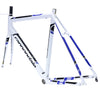 Cannondale CAAD8 Frame and Fork 56cm White/Blue/Black Dented Top Tube